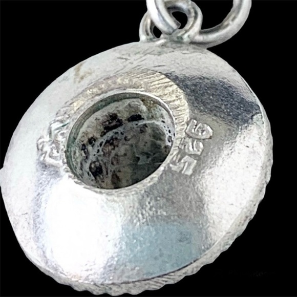 925 Sterling Silver Pendant Cowboy Hat - Picture 3 of 5